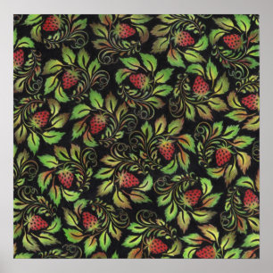 strawberries poster