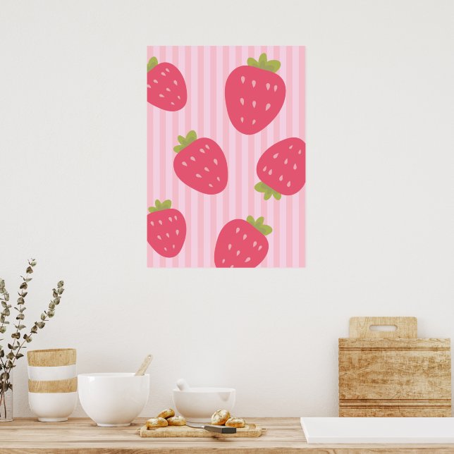 Strawberries  poster (Kitchen)