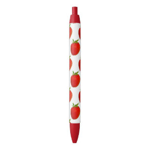 Strawberries Red Green Fruit Pen