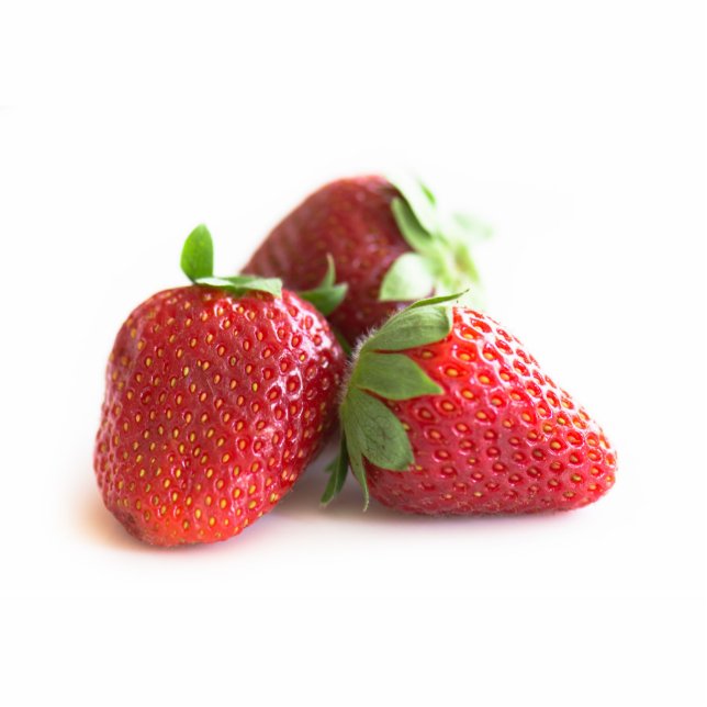 Strawberries Standing Photo Sculpture (Front)