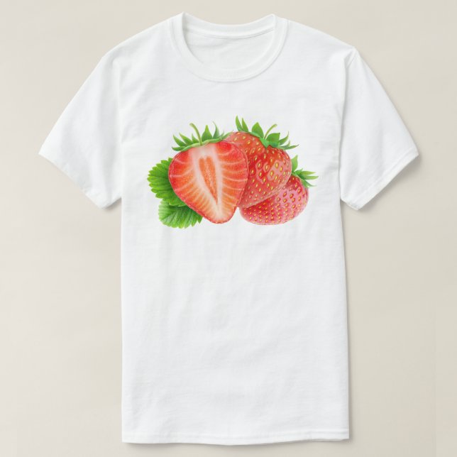 Strawberries T-Shirt (Design Front)