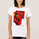 Strawberries T-Shirt<br><div class="desc">Strawberries by Helen A. Lisher.</div>