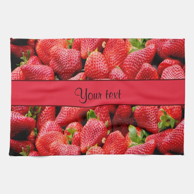 Strawberries Tea Towel (Horizontal)