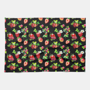 STRAWBERRIES TEA TOWEL