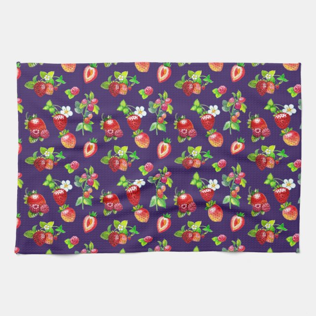 STRAWBERRIES TEA TOWEL (Horizontal)
