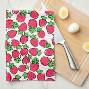 Strawberries Tea Towel