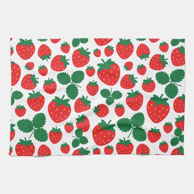 Strawberries Tea Towel (Horizontal)