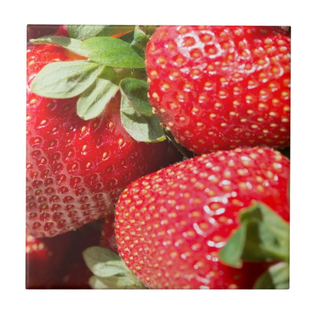 Strawberries Tile (Front)