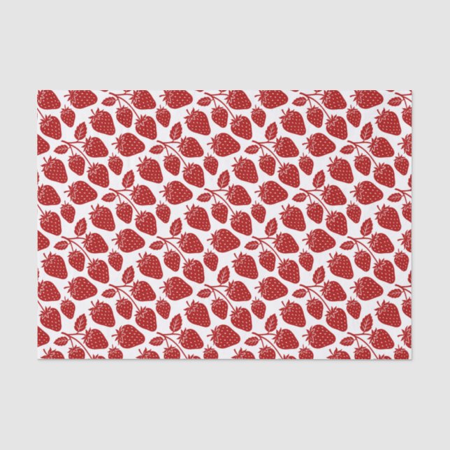 Strawberries Tissue Paper (Front)