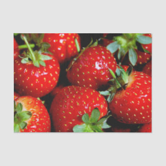 Strawberries Tissue Paper