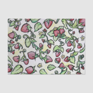 Strawberries Tissue Paper