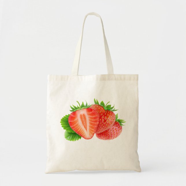 Strawberries Tote Bag (Front)