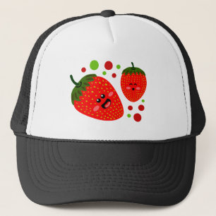 Strawberries Trucker Hat