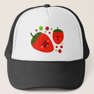 Strawberries Trucker Hat