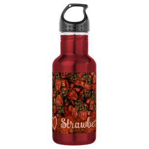 Strawberries Water Bottle