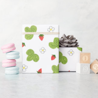 Strawberries Wrapping Paper