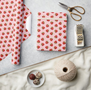 Strawberries Wrapping Paper