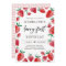 Strawberry 1st Birthday Invite First Berry Sweet