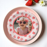 Strawberry 1st Birthday Party Berry First Photo Paper Plate<br><div class="desc">Strawberry 1st Birthday Party Berry First Photo Paper Plates</div>