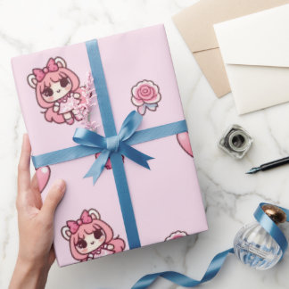 Strawberry Adorbs Wrapping Paper