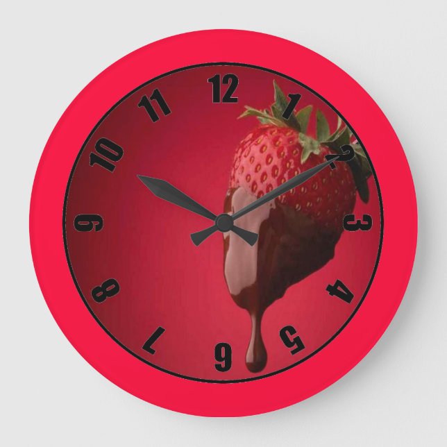 Strawberry and Chocolate Clock (Front)