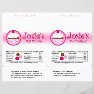 Strawberry and Cream Candy Wrapper