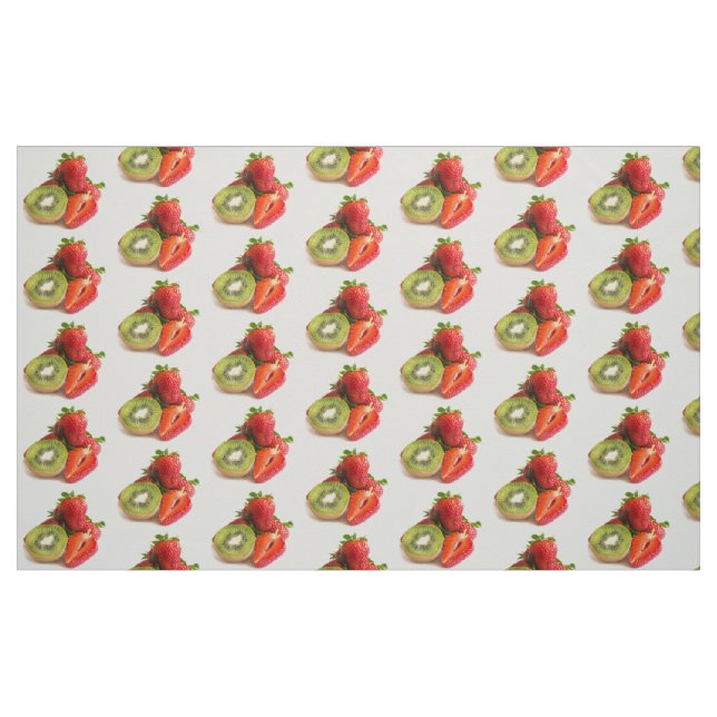 Strawberry and kiwi fabric (Fat Quarter)