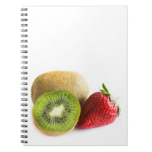 Strawberry and kiwi notebook
