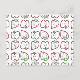 Strawberry Apple Postcard