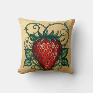 Strawberry Art Design  Cushion