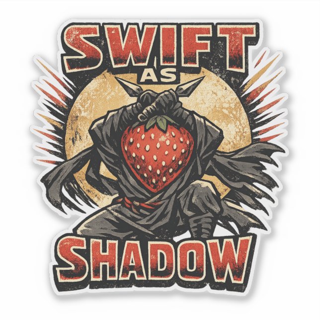 Strawberry Assassin – SWIFT AS SHADOW Hero  (Front)