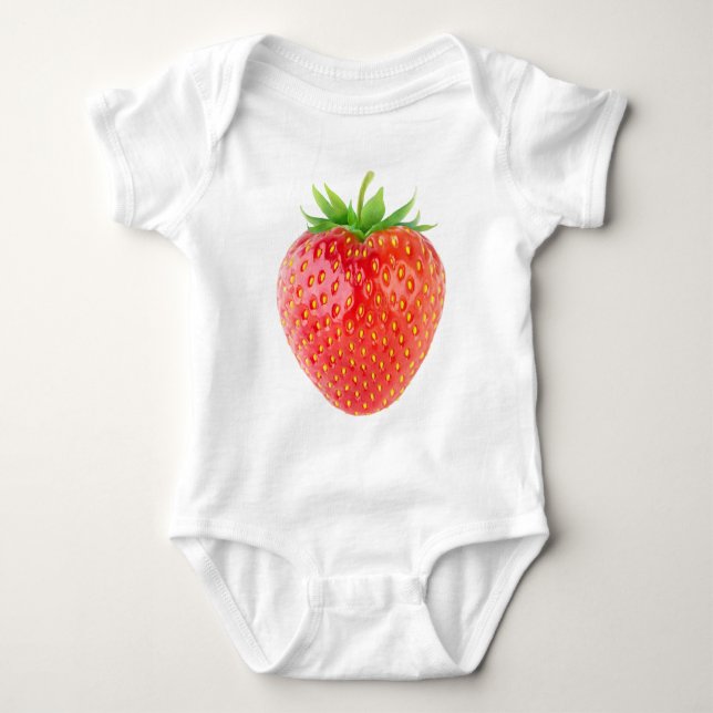 Strawberry Baby Bodysuit (Front)