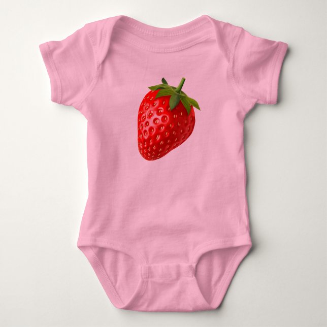 Strawberry Baby Bodysuit (Front)