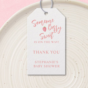 Strawberry Baby Shower  Gift Tags