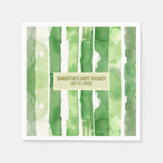 Strawberry baby shower napkin