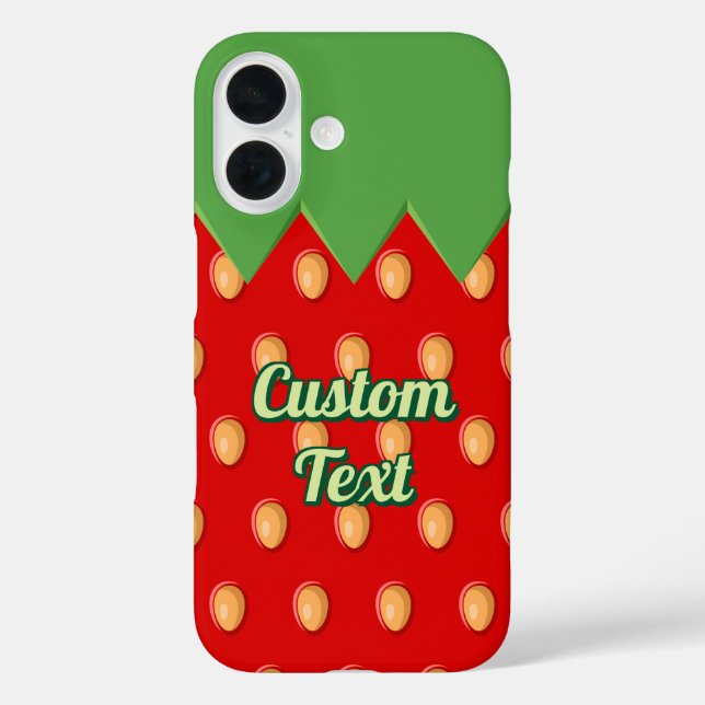 Strawberry Background Pattern Case-Mate iPhone Case (Back)