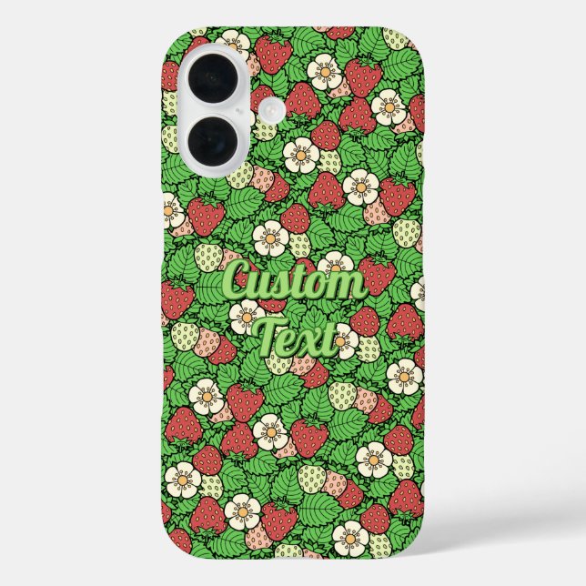 Strawberry Background Pattern Case-Mate iPhone Case (Back)