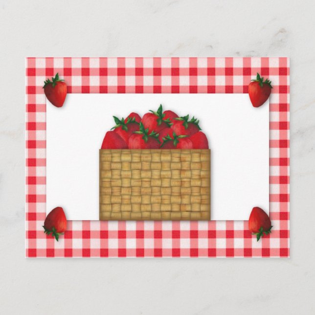 Strawberry Basket Recipe Card (Front)