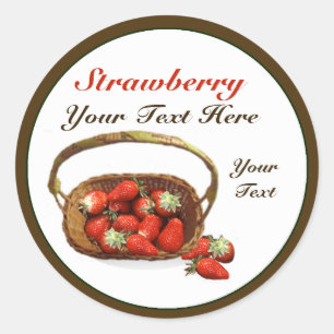 Strawberry Basket Sticker