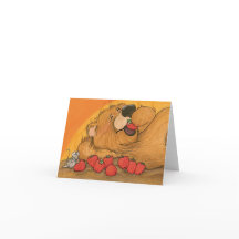 Strawberry Bear / Note Card