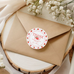 Strawberry Berry First Favour Tags
