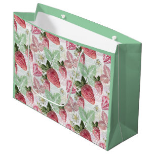 Strawberry, berry, red, fresh, ripe, sweet, food, large gift bag