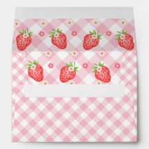 Strawberry Berry Sweet Baby Girl Baby Shower