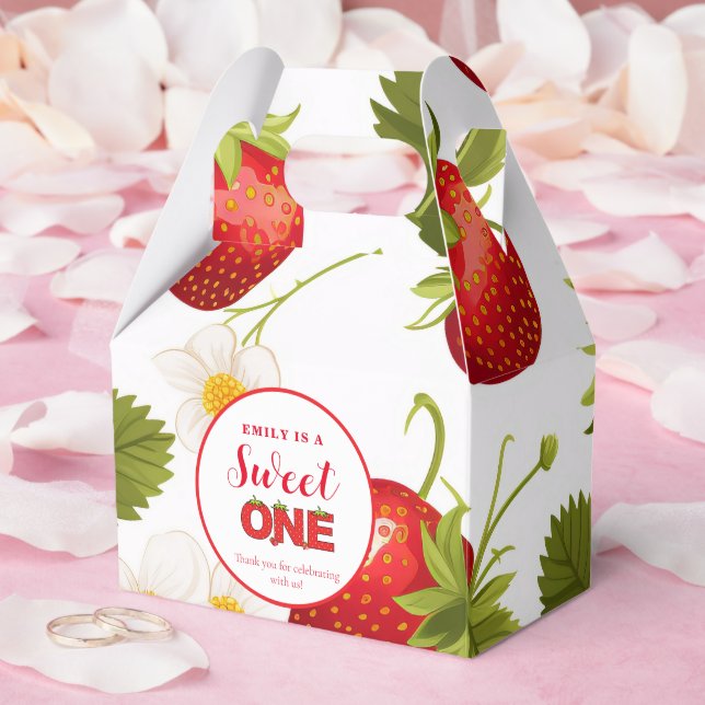 Strawberry Berry Sweet Birthday| Berry First  Favour Box (Wedding)