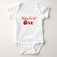 Strawberry Berry Sweet First Birthday ONE