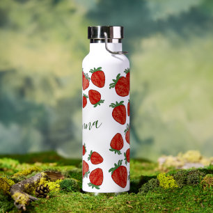 Strawberry Berry Sweet Fruit Fresh Water Bottle