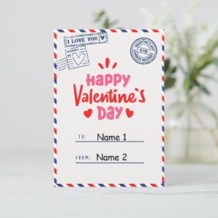 Strawberry Berry Sweet Kids Valentines Day Card