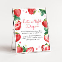 Strawberry Berry Sweet Late Night Diapers