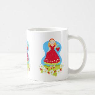 Strawberry Birthday Party Girl Coffee Mug