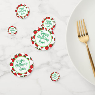 Strawberry Birthday Party Theme    Confetti